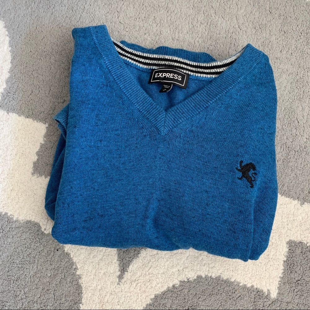 Express Men’s Blue Sweater